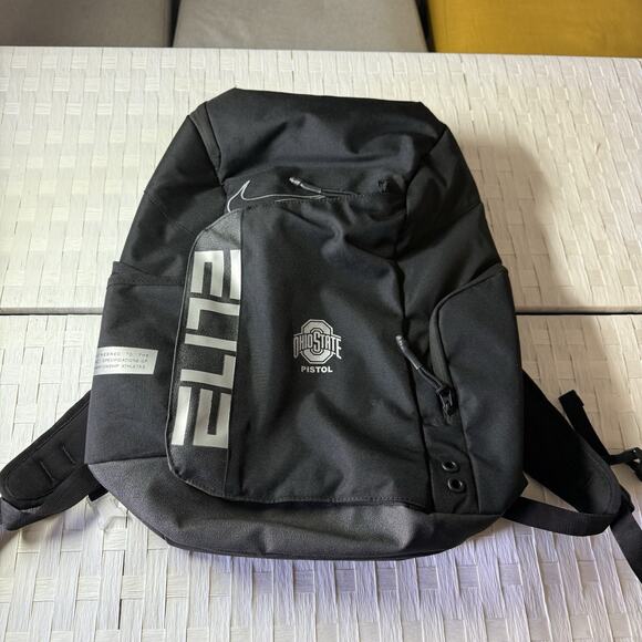 Ohio State Pistol NIKE Team Issued Elite Backpack Bag Travel Black NEW - Picture 2 of 11